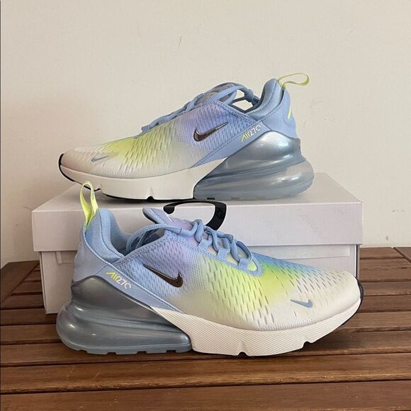 Nike Air Max 270 Aluminum/Metallic Silver US Women Sz 8.5/UK 6/EU 40(IB7937-468) - Picture 1 of 12